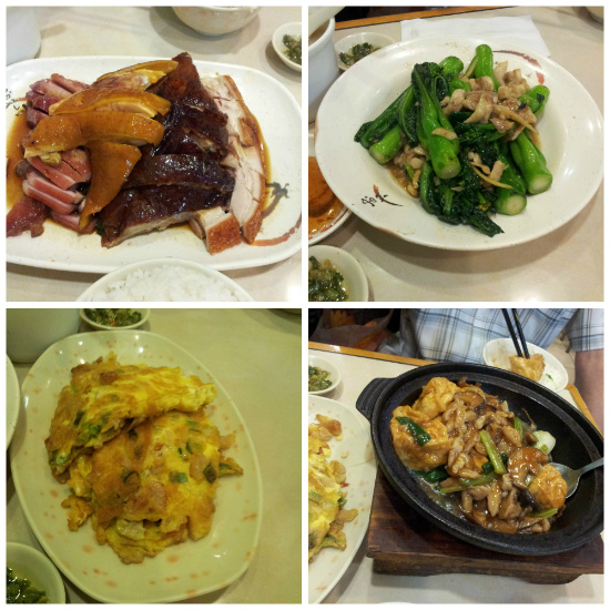 Dinner in Hong Kong
